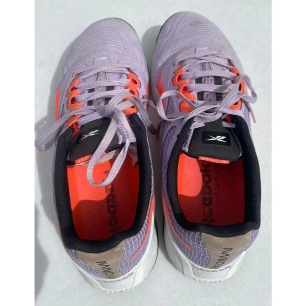 Reebok Nano X2 Training Shoes Womens Size 9.5 Lilac Coral Crossfit -out of stock